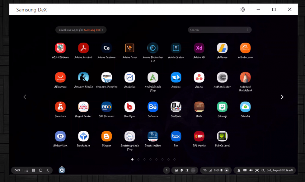 I can access my Samsung S9+ now with Samsung Dex app | Web Development